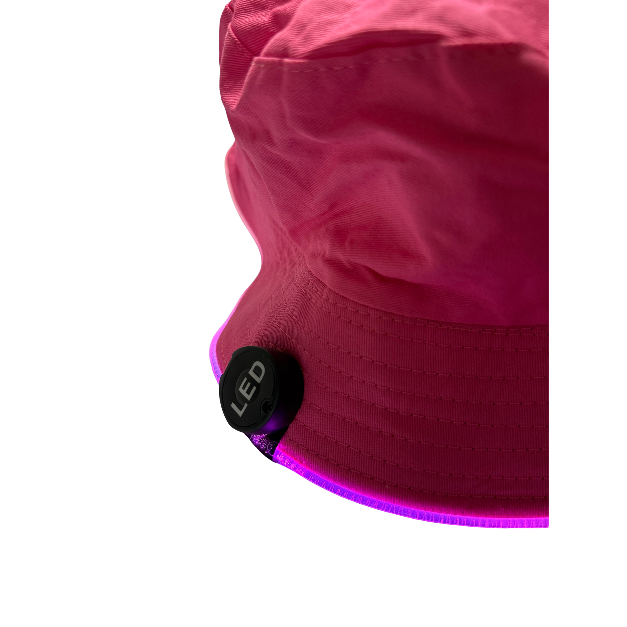 LED-Bøttehatt Rosa