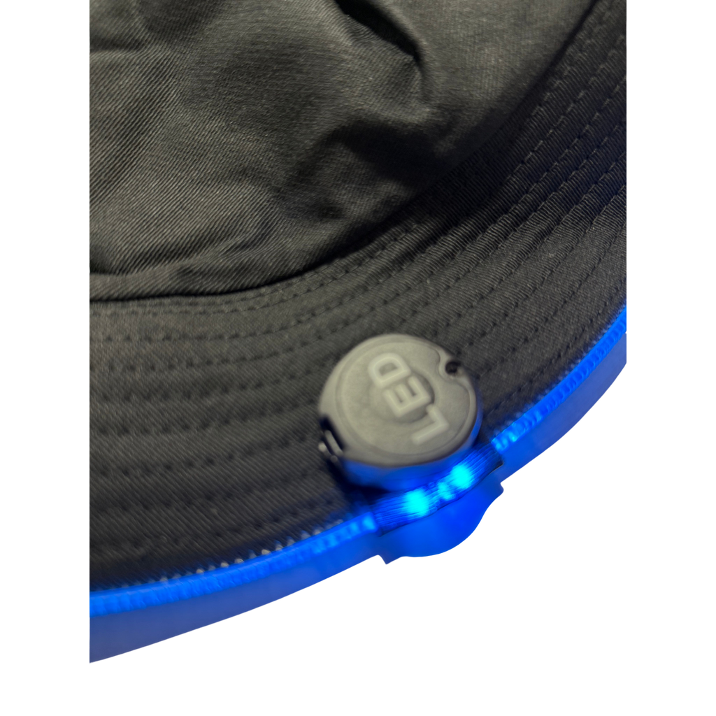 LED-Bøttehatt Svart