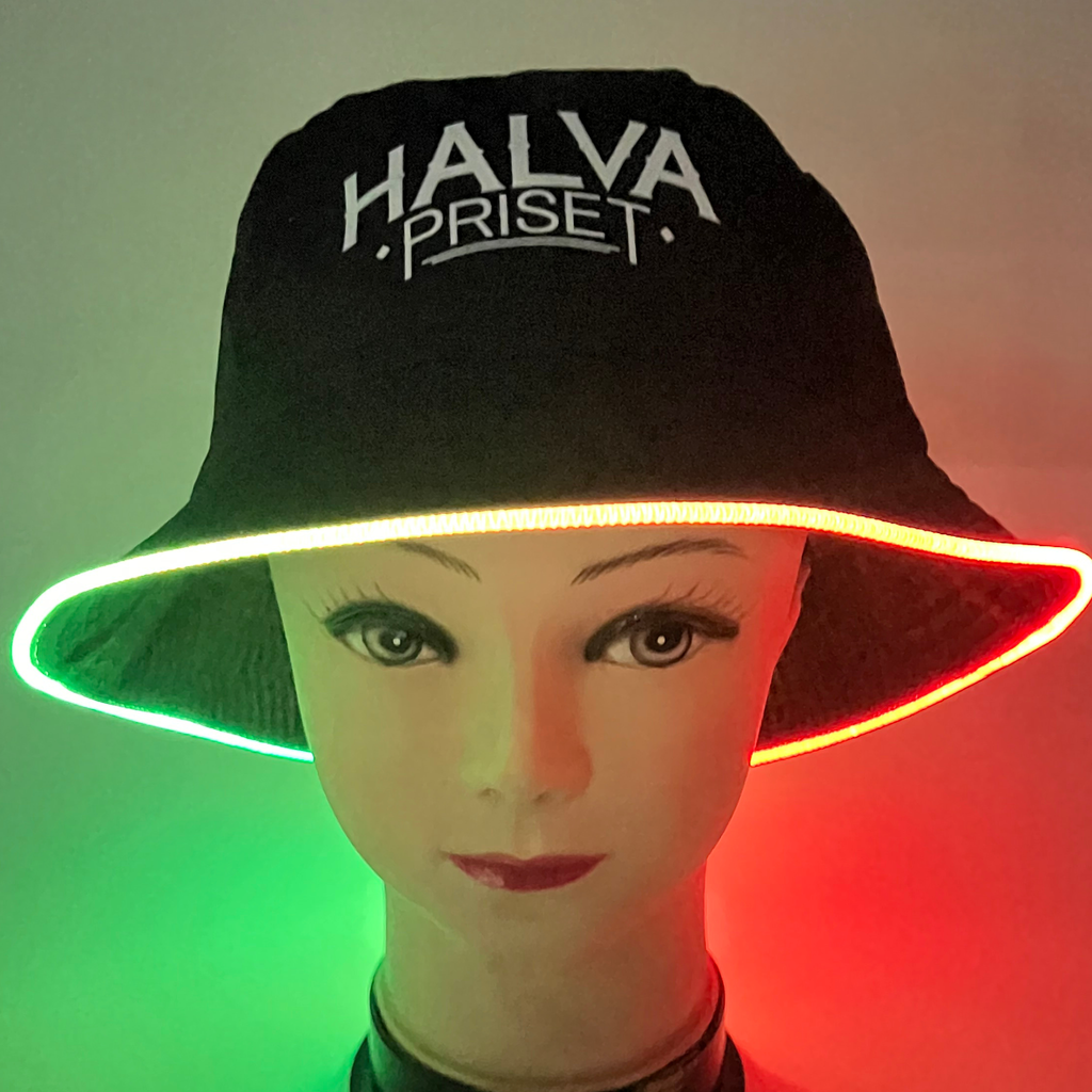 LED-Bøttehatt Svart