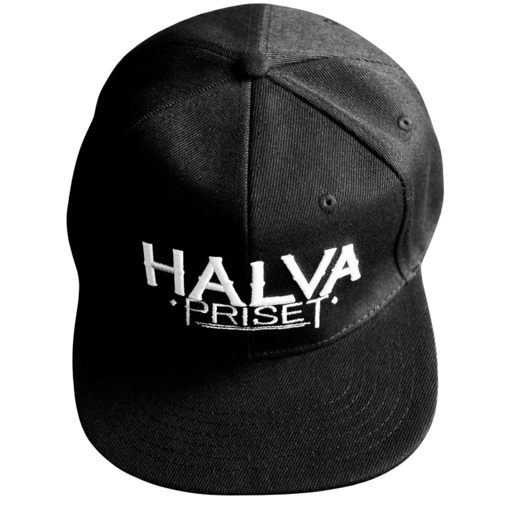 Svart Snapback - Brodert