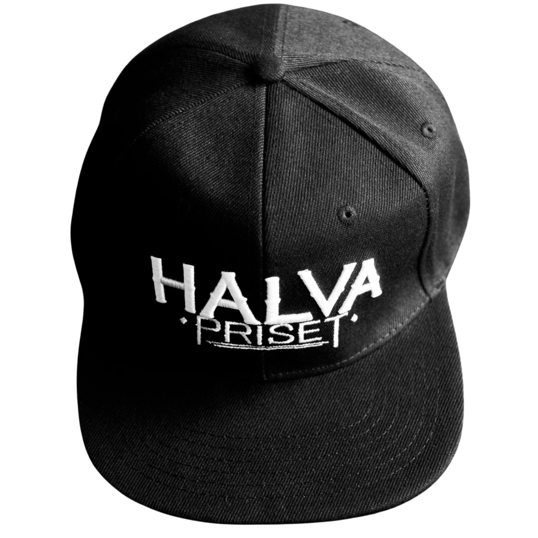 Svart Snapback - Brodert