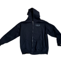 Svart Zip Hoodie