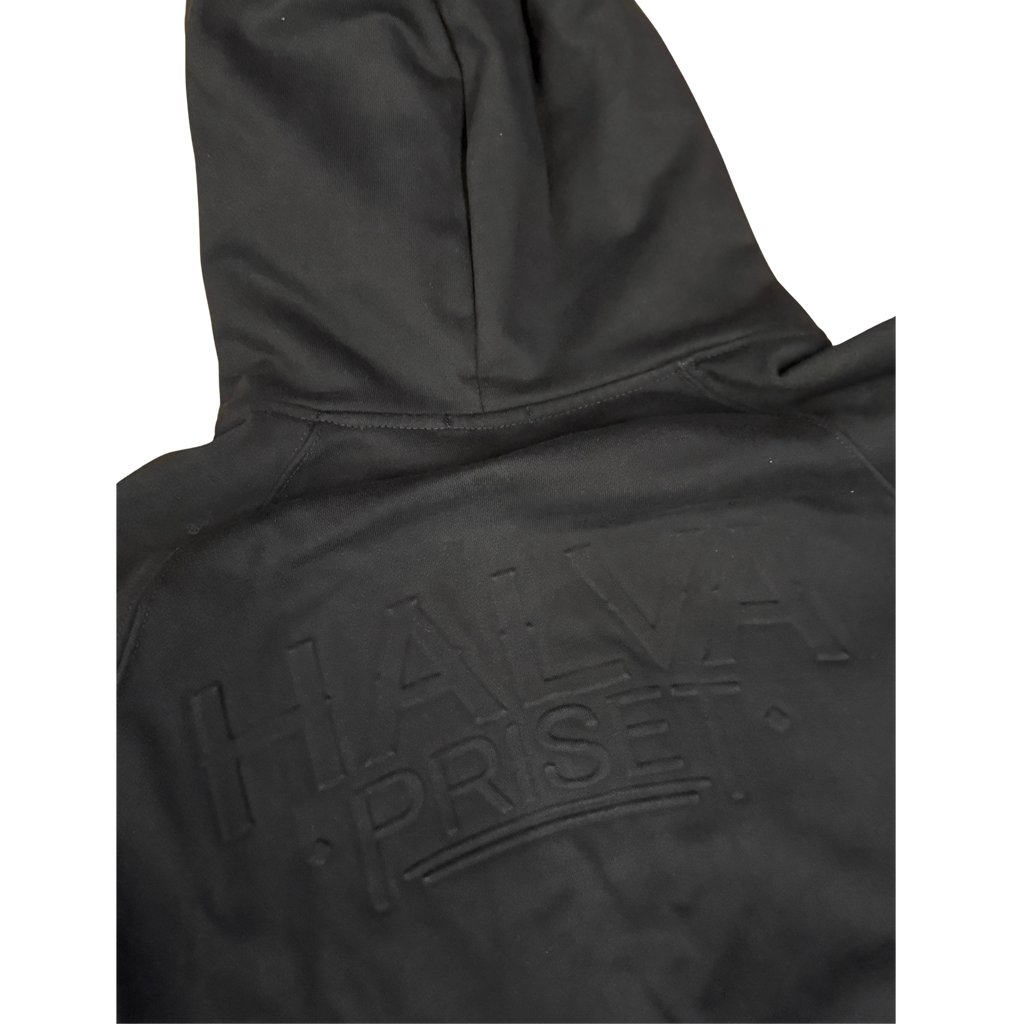 Svart Zip Hoodie