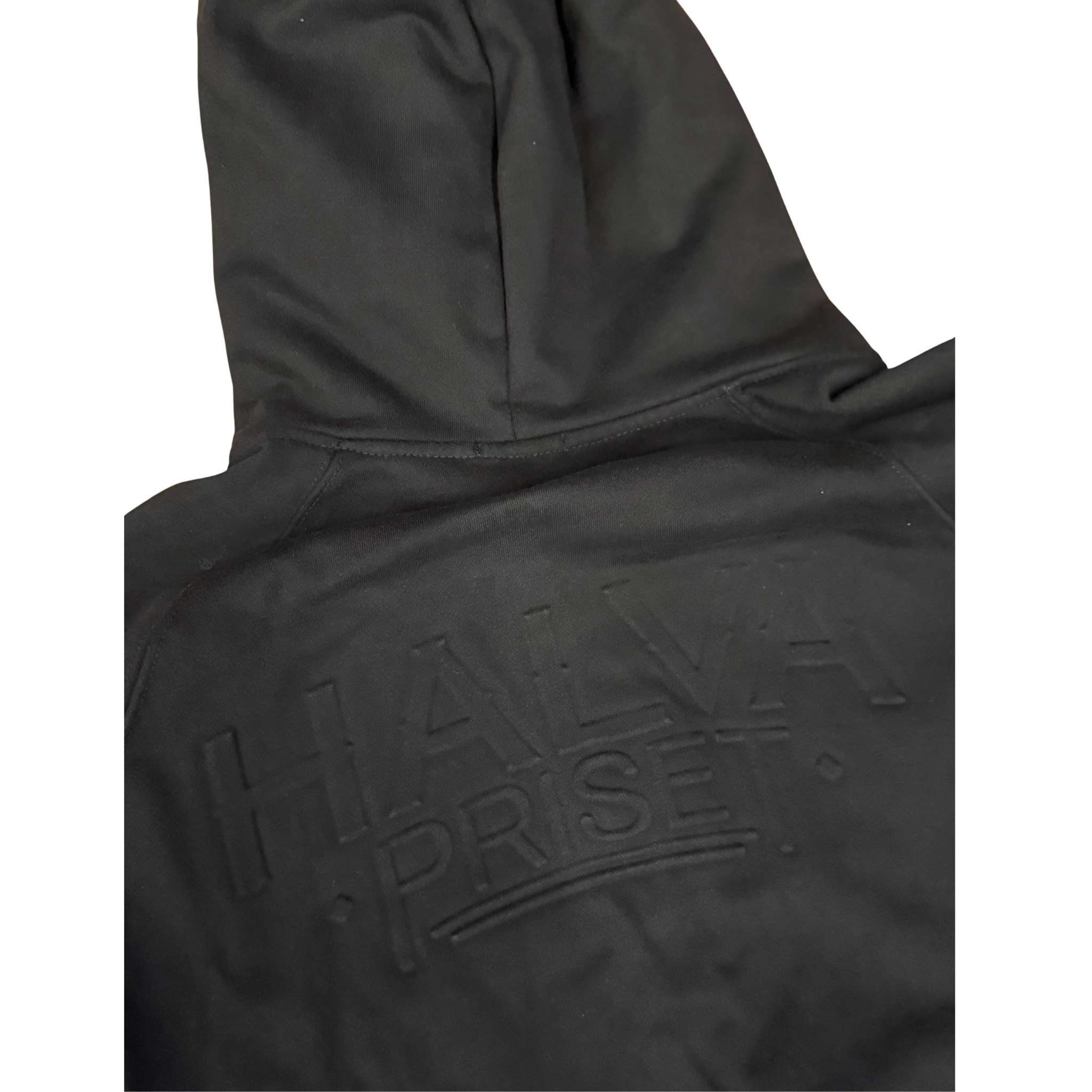 Svart Zip Hoodie